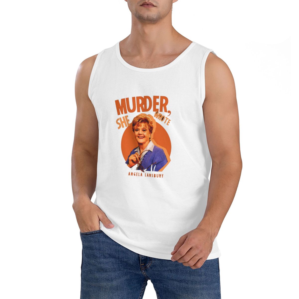 Summer Clothing Not Shein - T-shirt senza maniche da uomo in