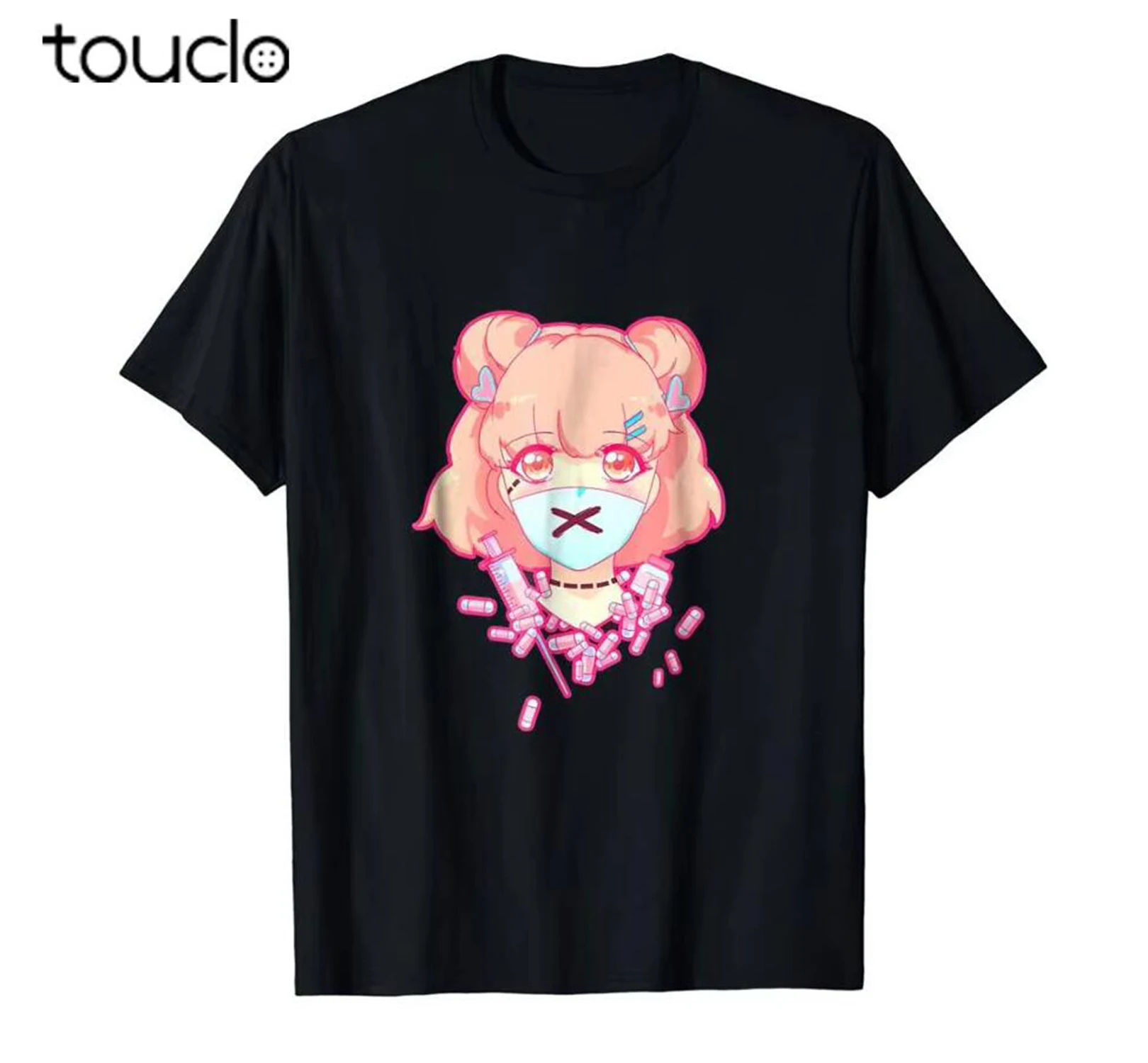 Summer Clothing Brands Men - T-shirt da uomo Pastel Menhera Anime