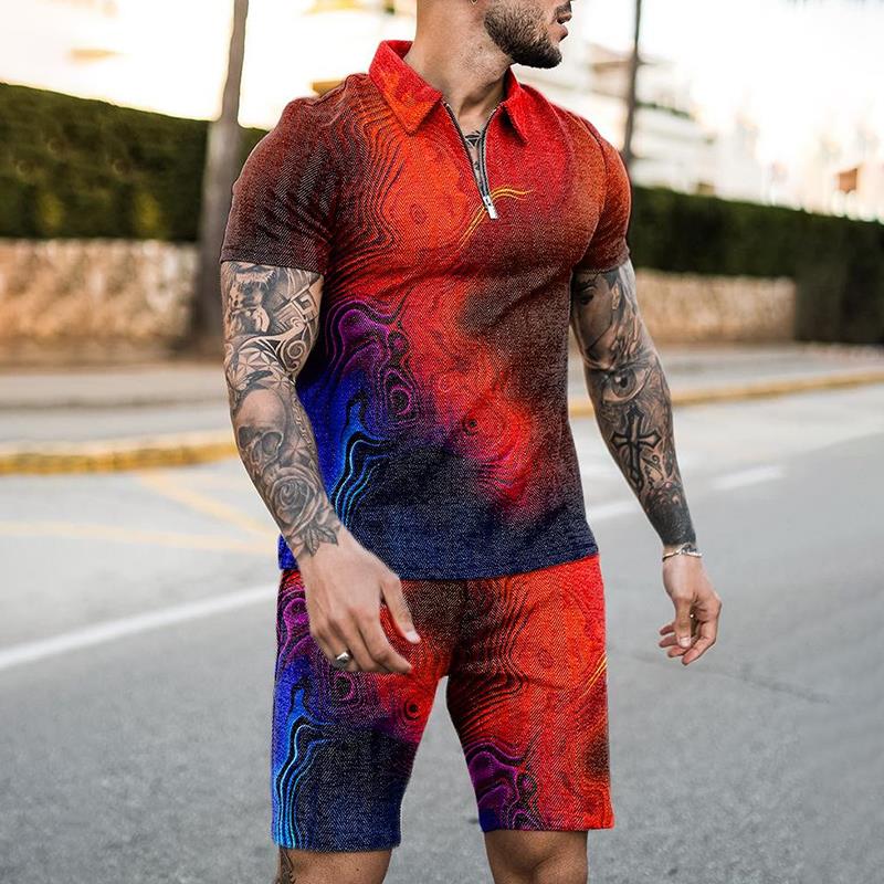 Summer Clothing For A Beach - Completo Estivo con Cerniera, Tuta 2
