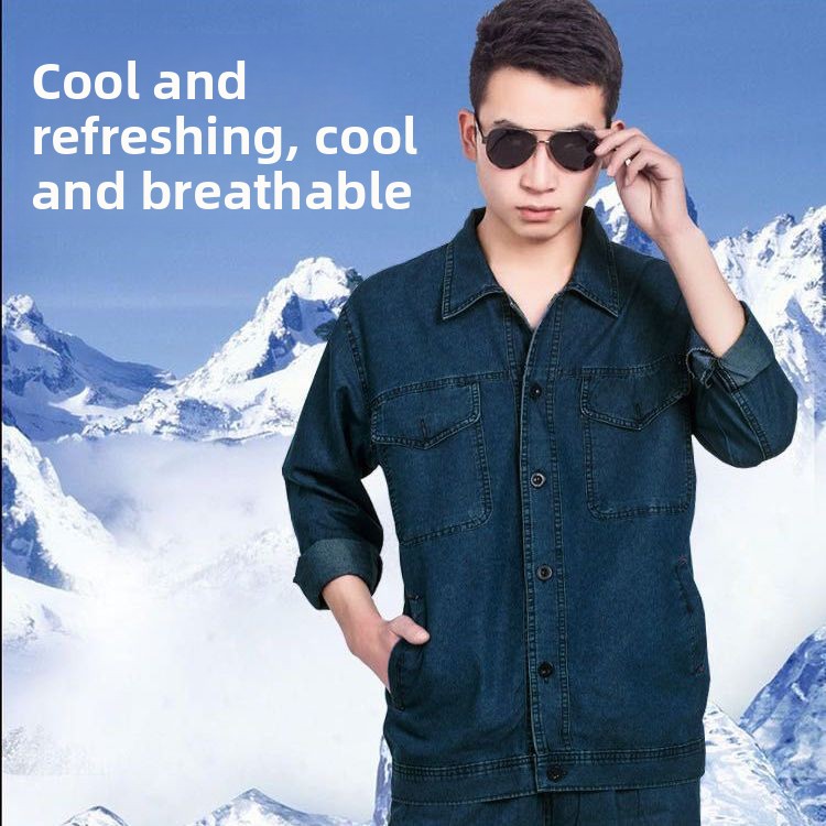 Summer Clothing Sets Men - Set da Lavoro Estivo Leggero in