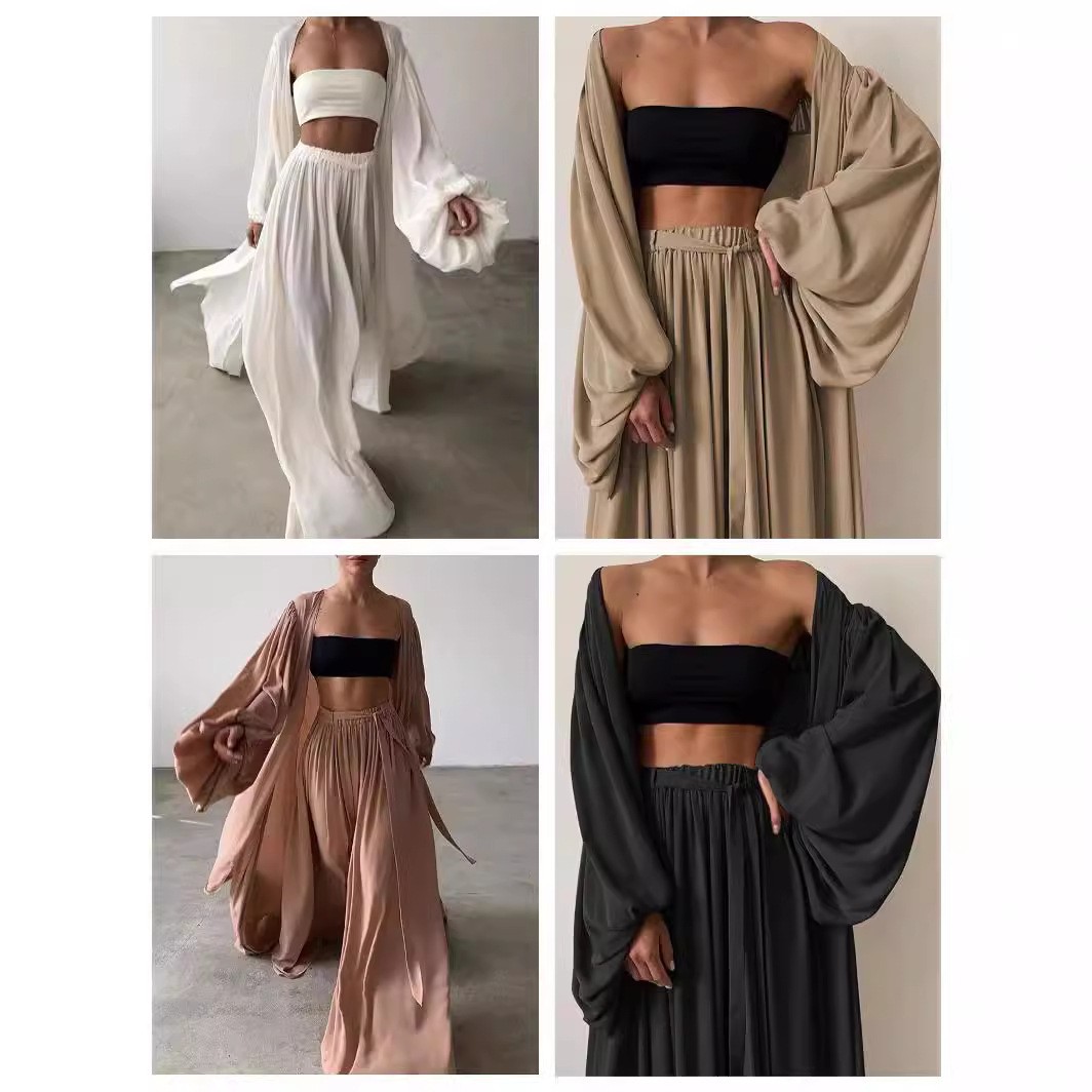 Summer Clothing Usa - Completo da donna primaverile/estivo due pezzi