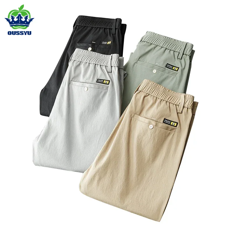 Summer Clothing Brands Men - Pantaloni Casual Estivi da Uomo di