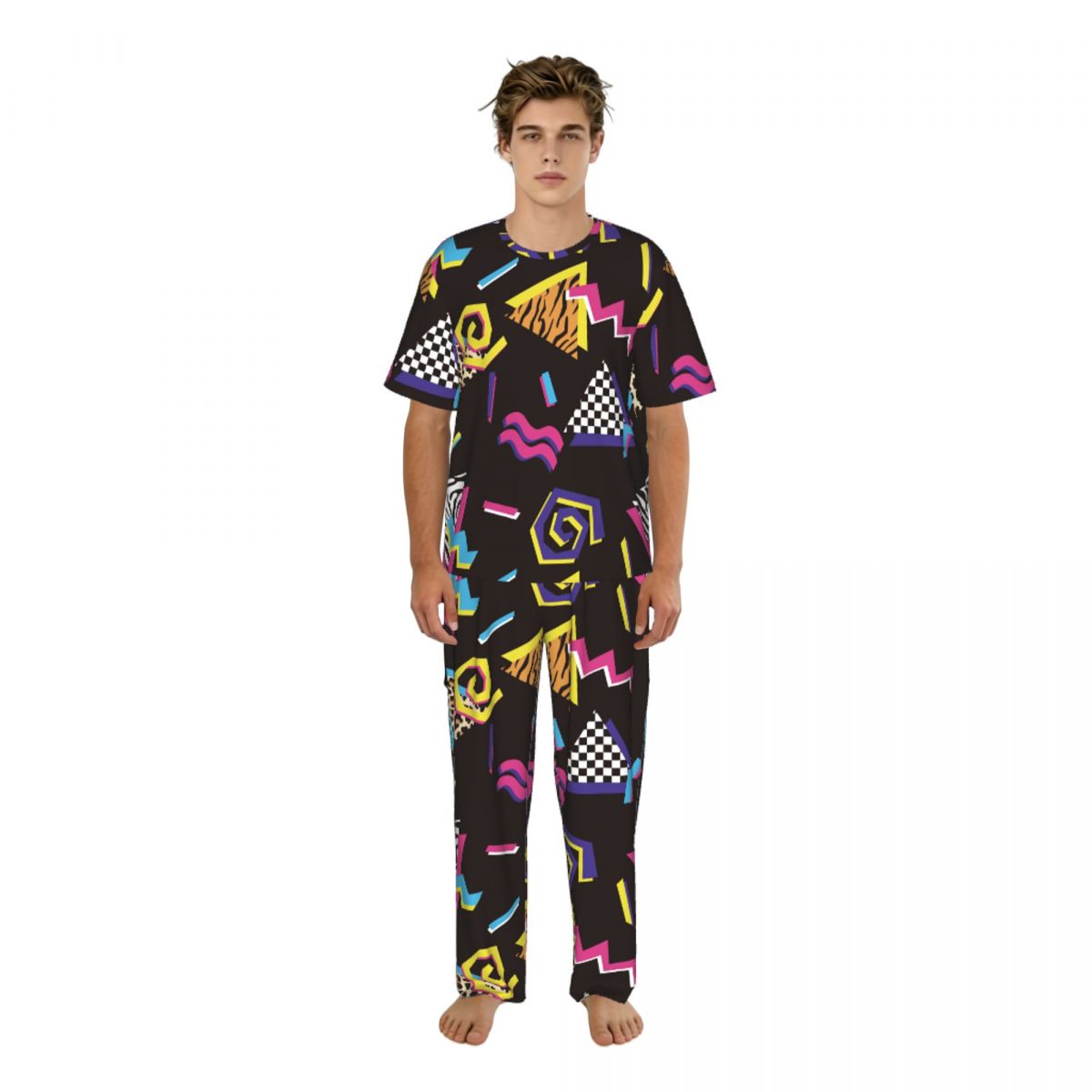 Summer Clothing Styles Men - Pigiama da uomo a maniche corte