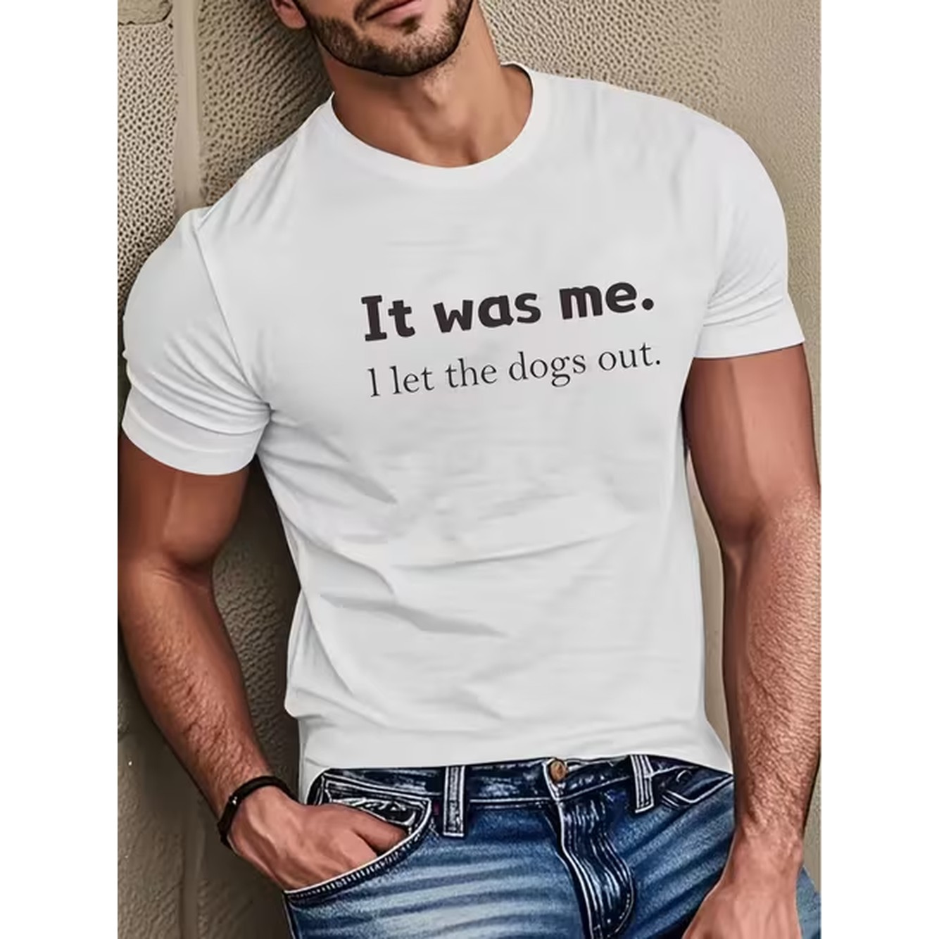 Summer Clothing Wear - T-shirt da uomo Fun I Let
