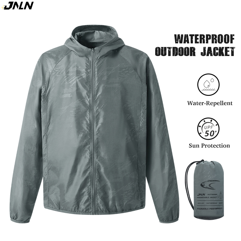 Summer Rain Clothing - JNLN Giacca da trekking impermeabile da