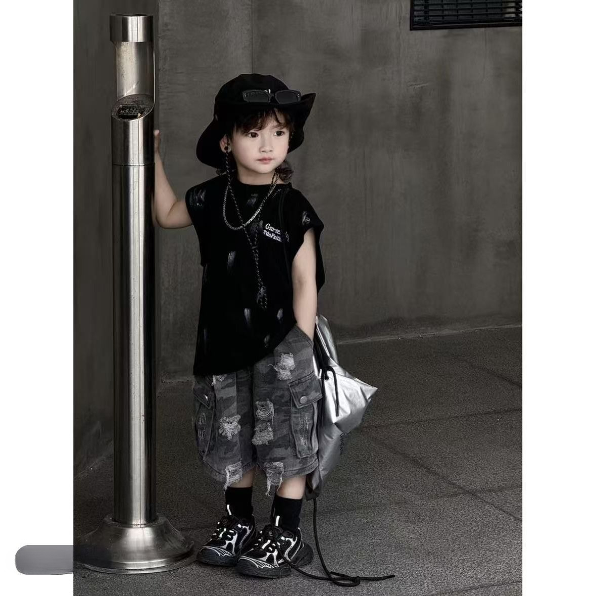 Summer Clothing Drawing For Kids - Estate Nuovi Neonati maschi Abbigliamento Coreano