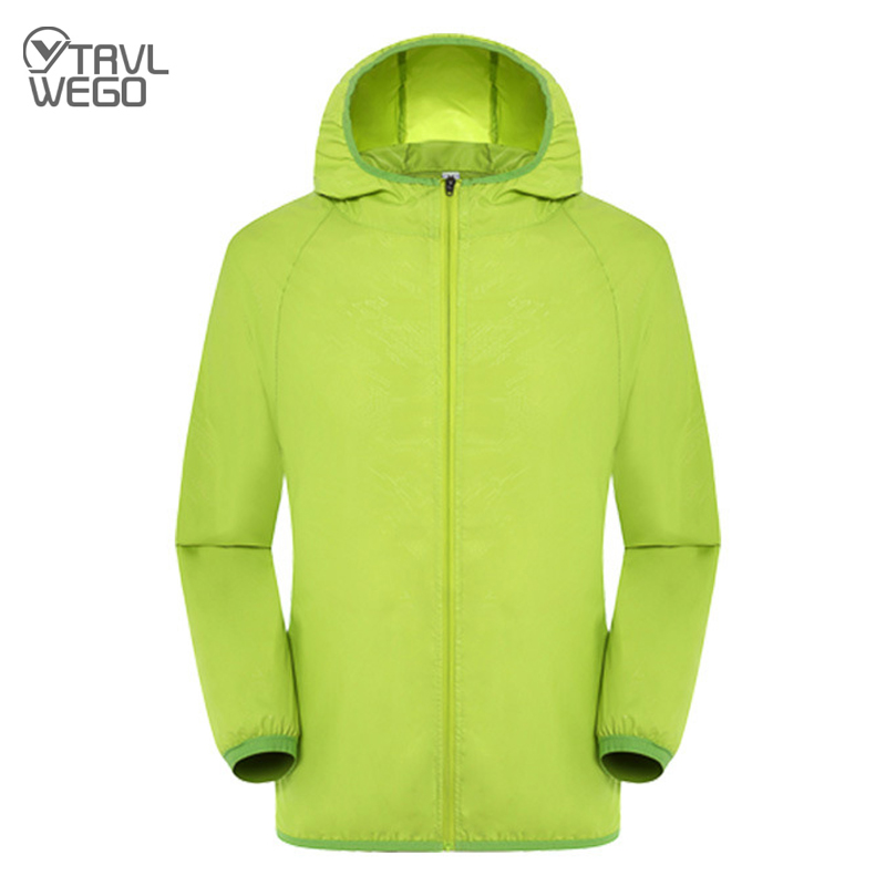 Summer Rain Clothing - TRVLWEGO Corsa all'aperto Campeggio Escursionismo Giacca