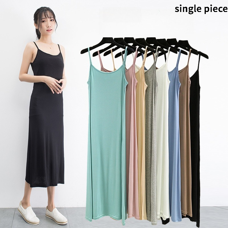 Summer Clothing For Petite Women - Abito Canotta in Modal da Donna,