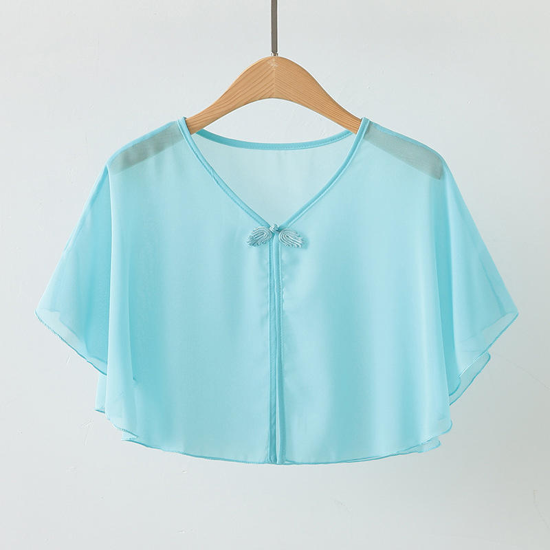 Summer Clothing Wear - Abbigliamento esterno corto in chiffon primaverile