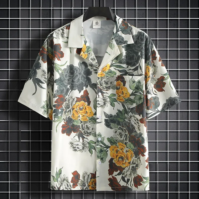 Summer Clothing Styles Men - Camicia stampata Camicia a maniche corte