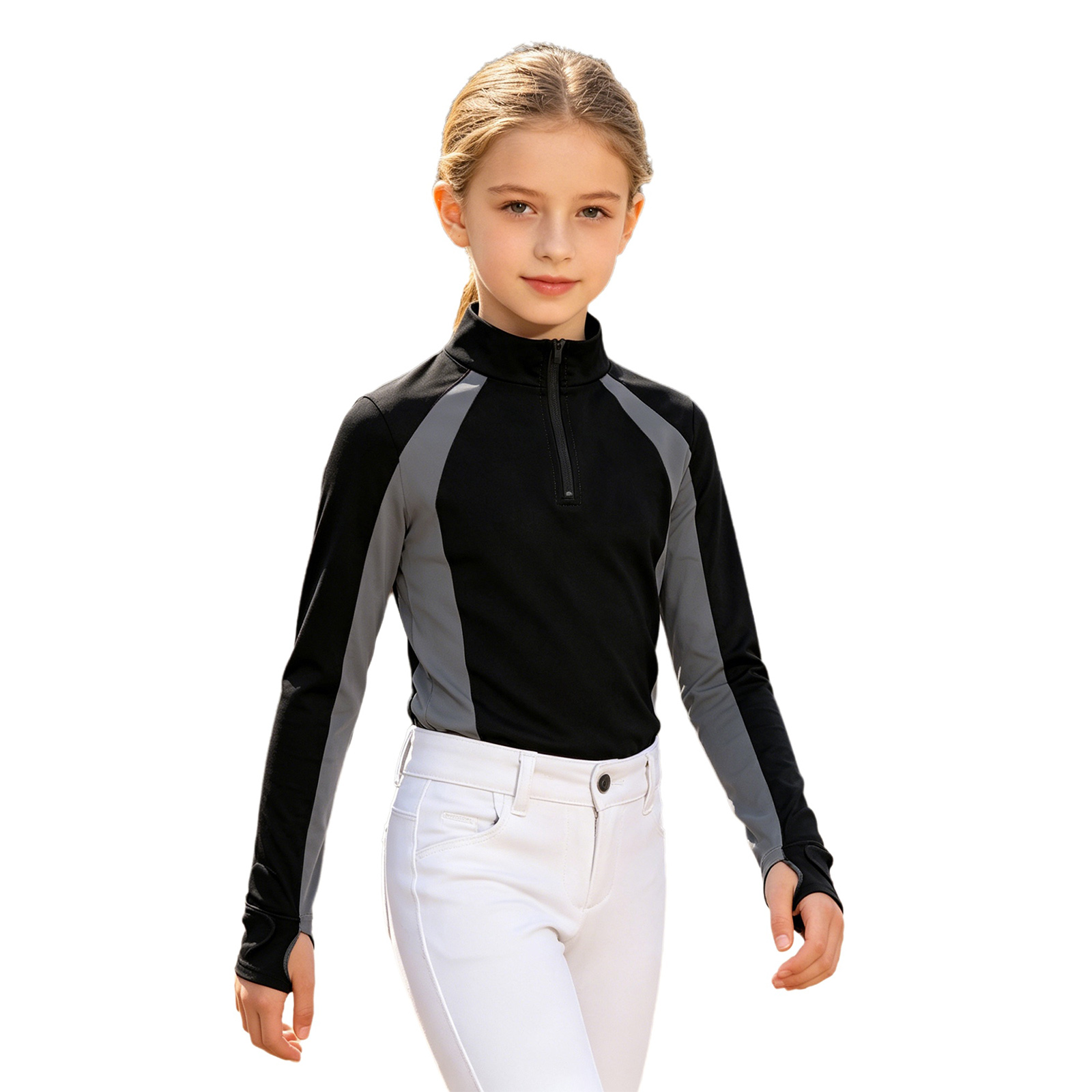 Summer Equestrian Clothing - Abbigliamento Equestre per Bambine, Maglietta a