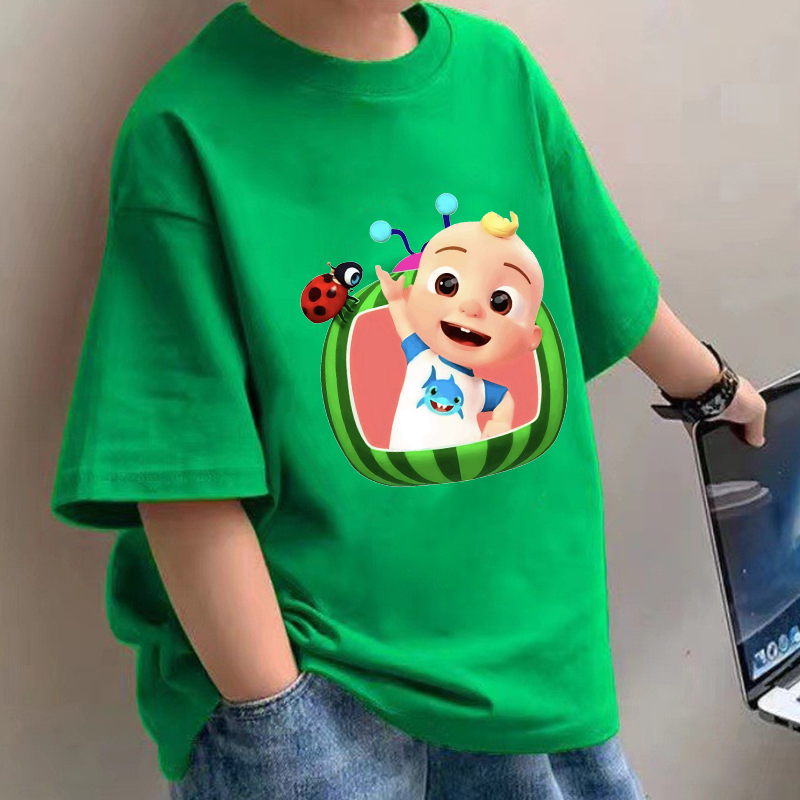 Summer Clothing Boys - Cocomelons T-shirt per bambini Anime Cotone