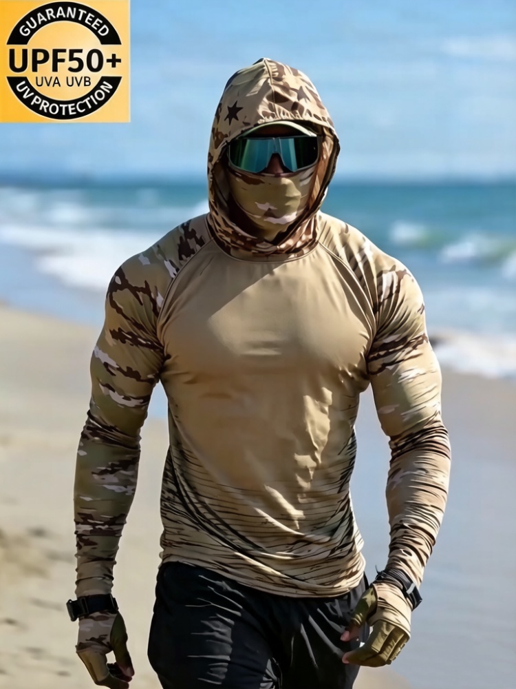 Summer Clothing For A Beach - Abbigliamento tattico mimetico da uomo con