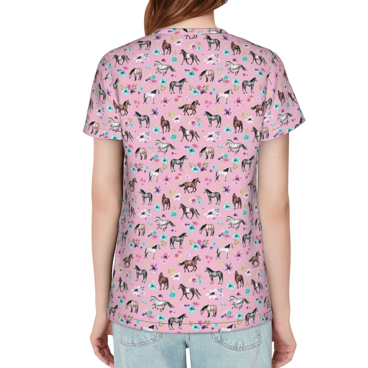 T-shirt da donna con cavalli e - Summer Equestrian Clothing recensione e prezzo