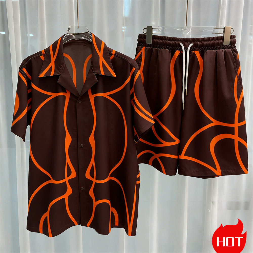 Set da uomo stampato digitalme - Summer Clothing Sets Men recensione e prezzo