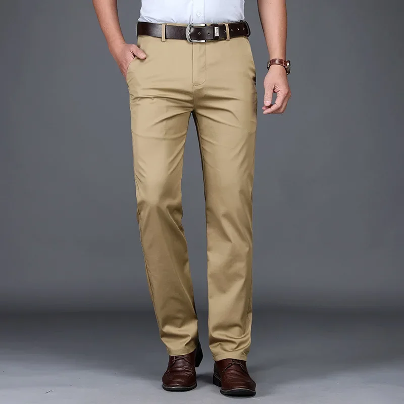 Pantaloni da abito slim da uom - Summer Clothing Brands Men recensione e prezzo