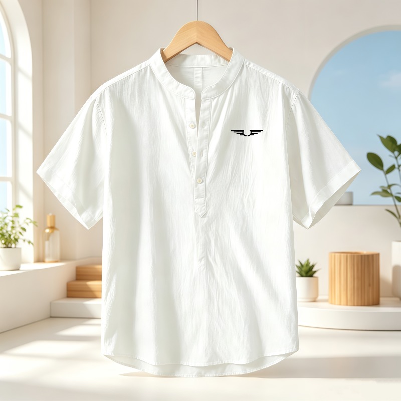 Camicia da uomo a maniche cort - Summer Clothing Linen recensione e prezzo