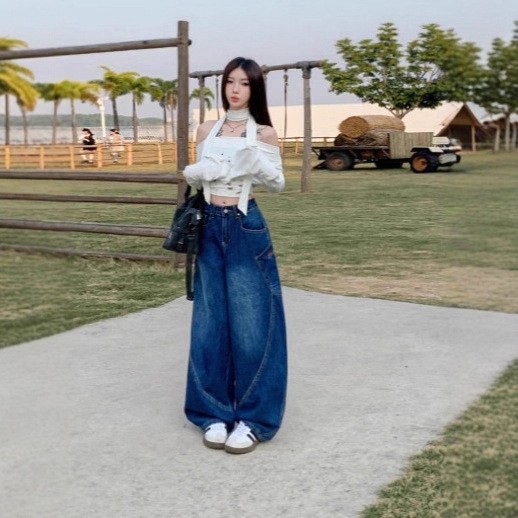 Jeans a gamba larga da donna t - Summer Clothing Wear recensione e prezzo