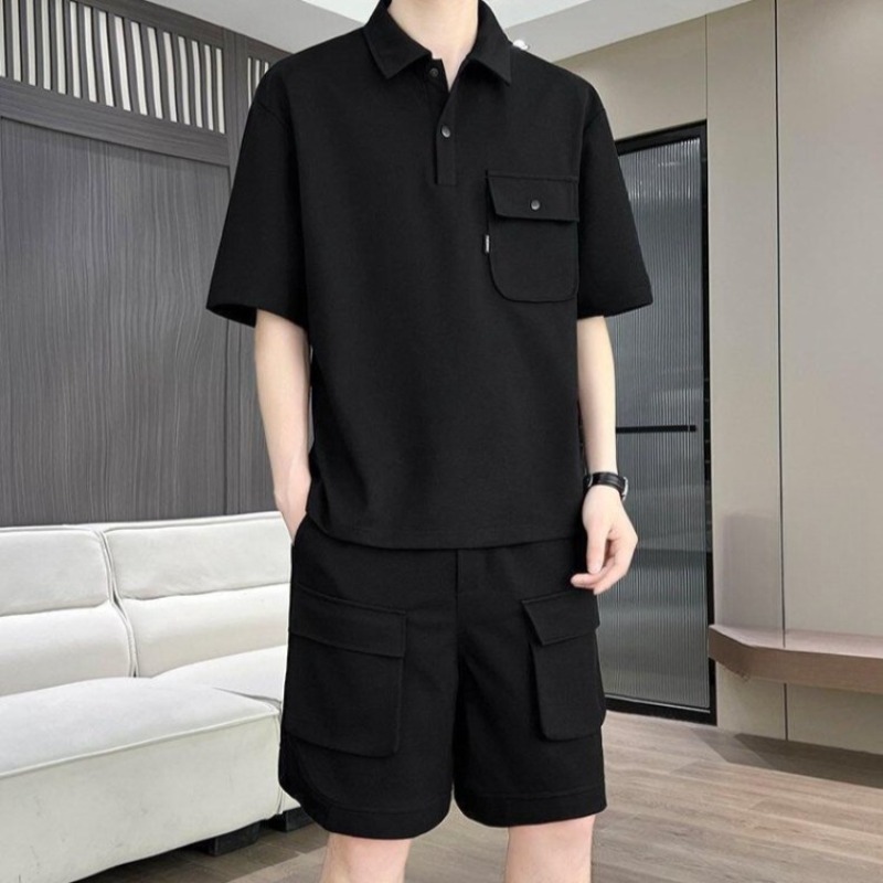Set Estivo da Uomo con Polo a  - Summer Clothing Sets Men recensione e prezzo