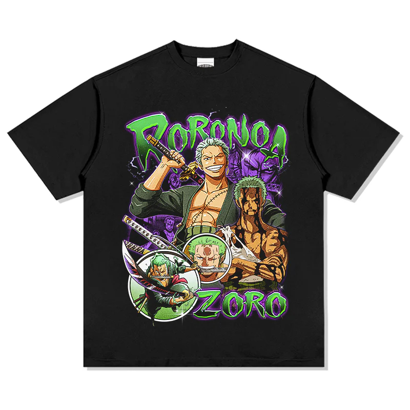 Nuova T-shirt ONE PIECE Zoro c - Summer Edit Clothing recensione e prezzo