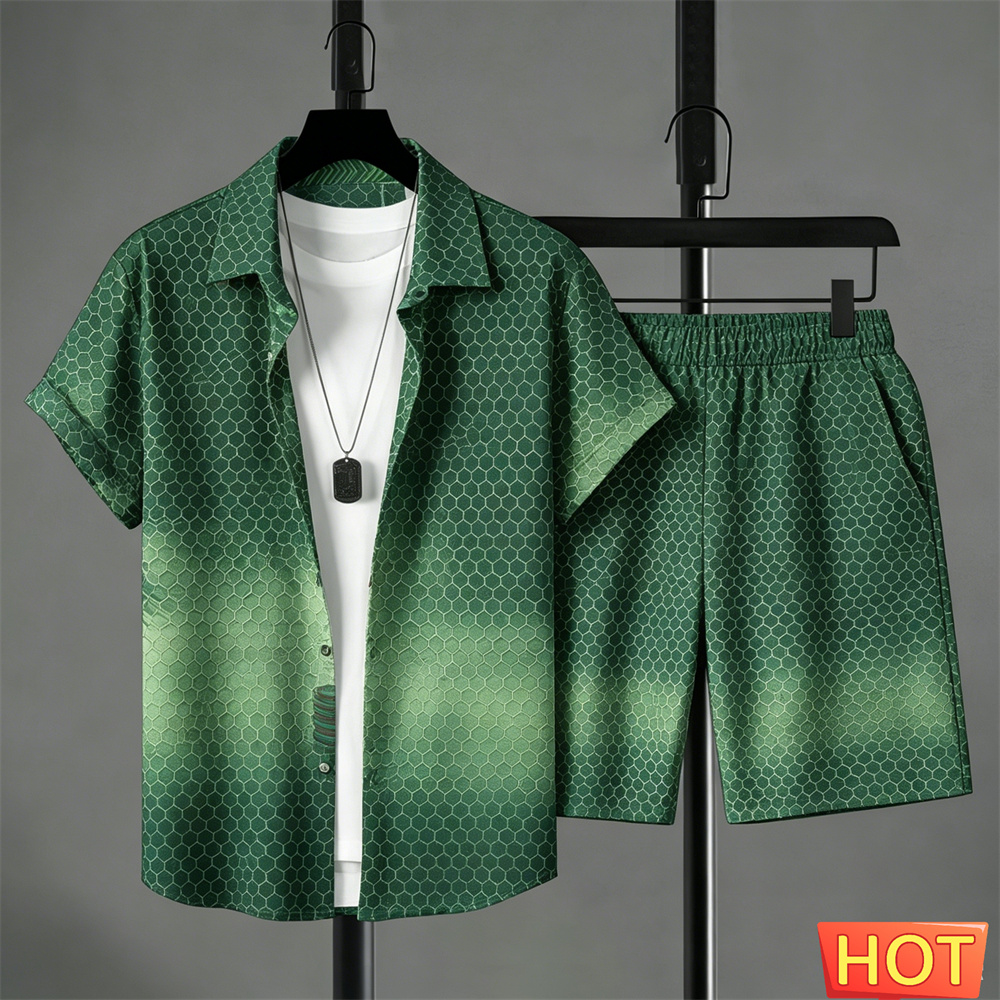 Completo Estivo da Uomo: Set C - Summer Clothing Sets Men recensione e prezzo