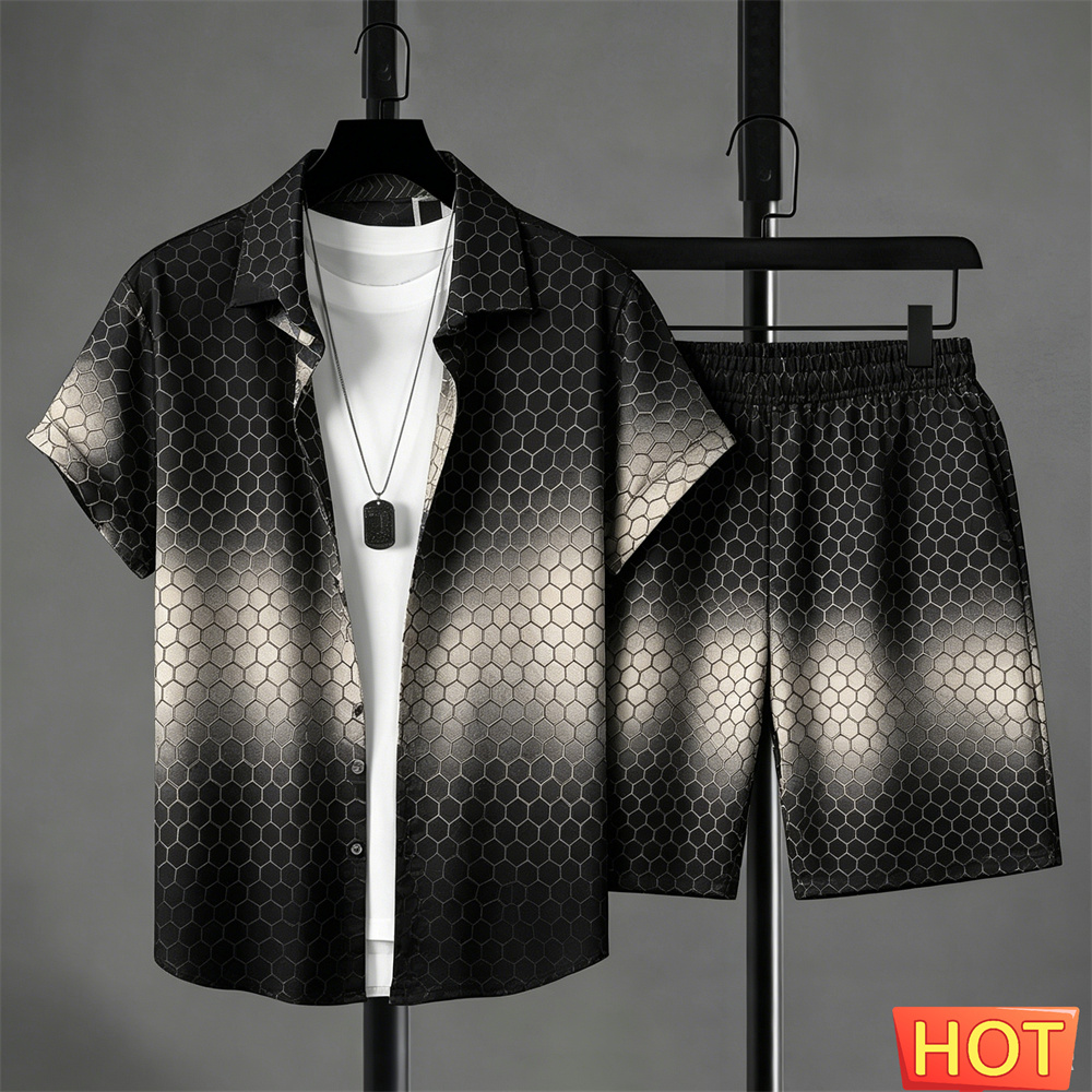 Completo Estivo da Uomo: Set C - Summer Clothing Sets Men recensione e prezzo