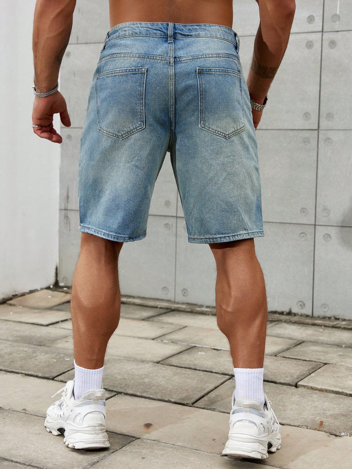 Jeans corti strappati da uomo  - Summer Clothing Brands Men recensione e prezzo