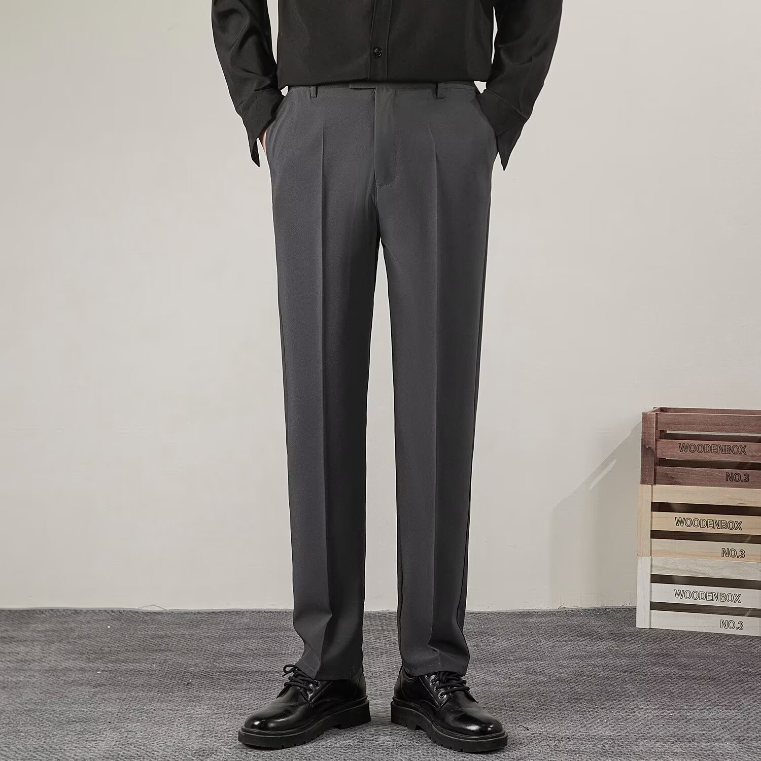 Pantaloni casual dritti tinta  - Summer Clothing Brands Men recensione e prezzo