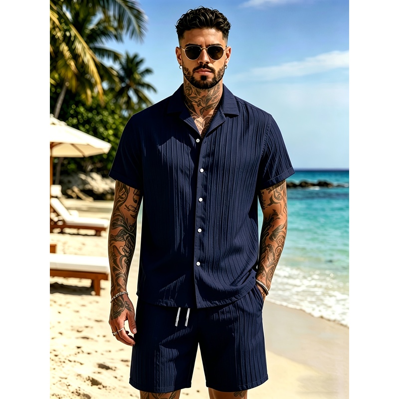 Completo casual estivo da uomo - Summer Clothing Sets Men recensione e prezzo