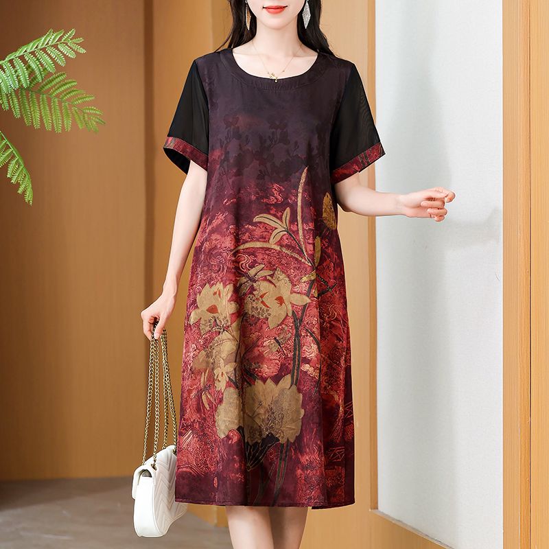 Elegante Abito Stampato a Mezz - Summer Clothing For Women Over 60 recensione e prezzo