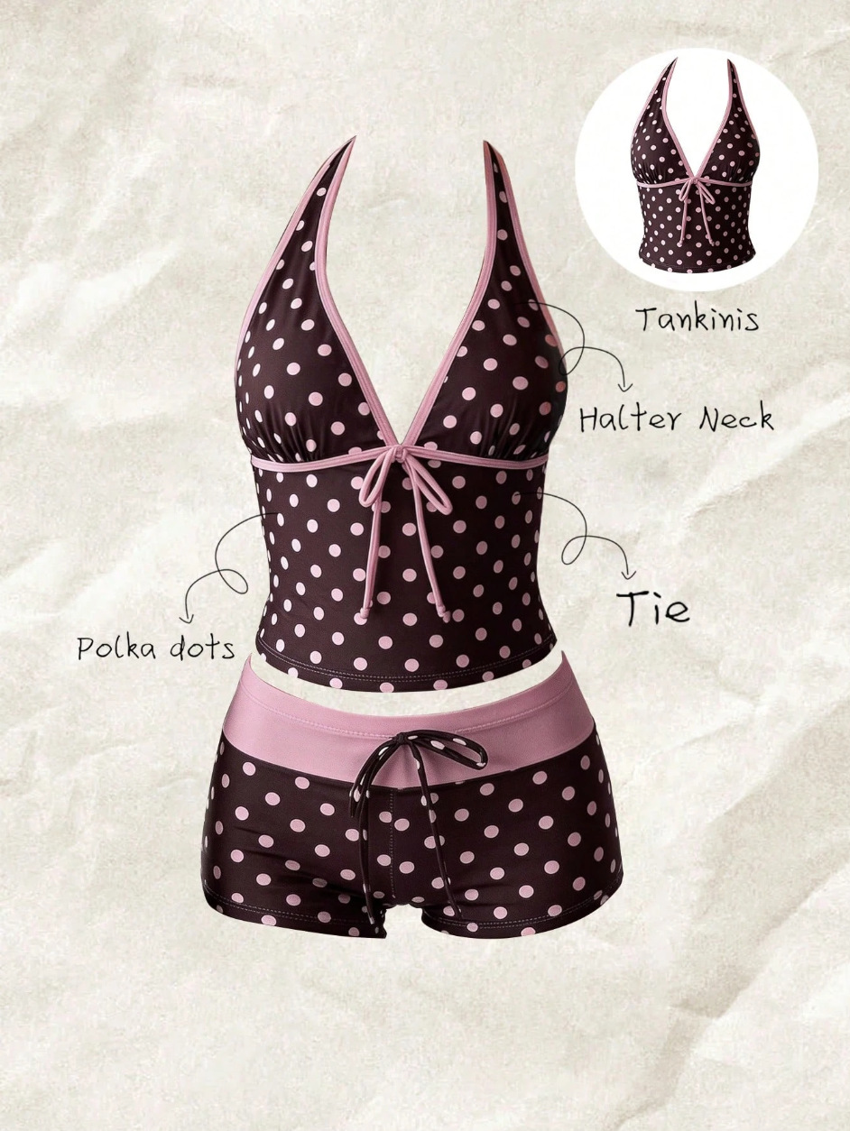 Costume da bagno bikini a pois - Bikini Set Push Up recensione e prezzo