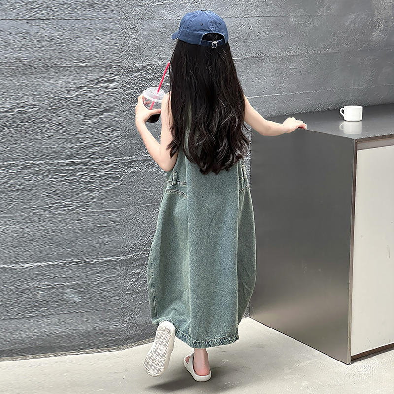 Vintage Blue Bambini Ragazze A - Summer Clothing Linen recensione e prezzo