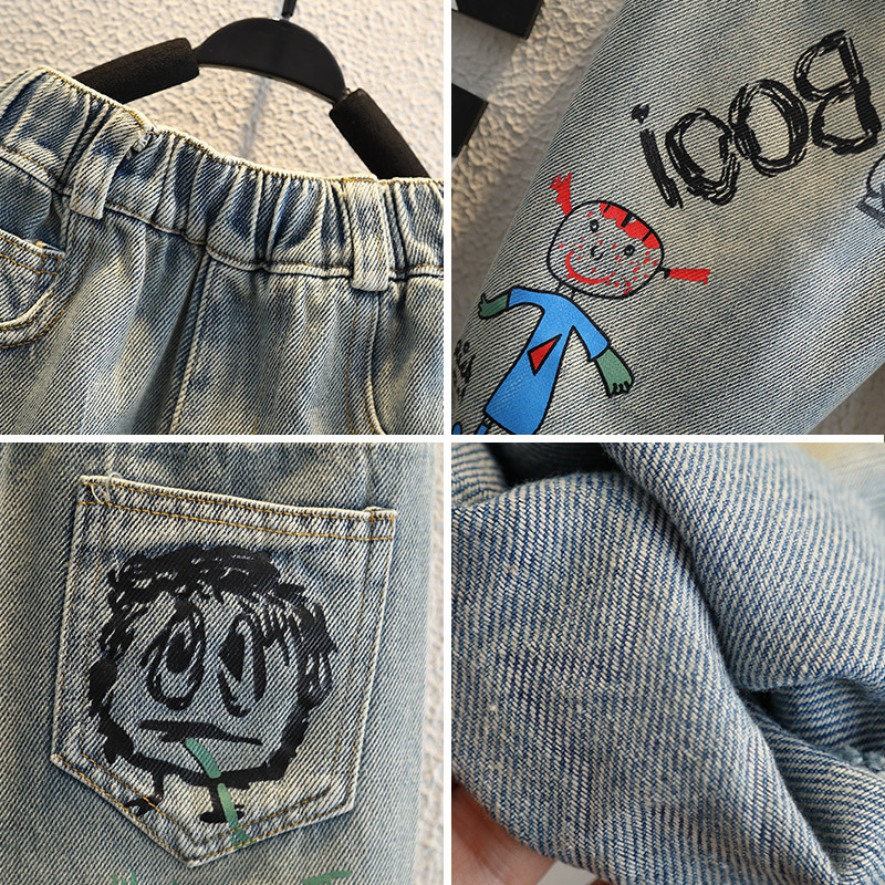 Jeans per neonato per bambini  - Summer Clothing Drawing For Kids recensione e prezzo